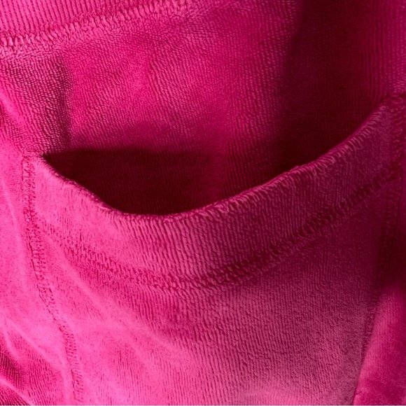 Victoria secret pink pants velour velvet pockets on bum pink with sparkly sequin - Picture 8 of 13
